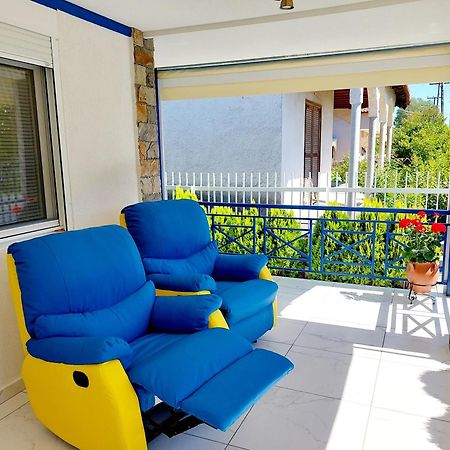 Villa Blue House Nea Kallikrateia ภายนอก รูปภาพ
