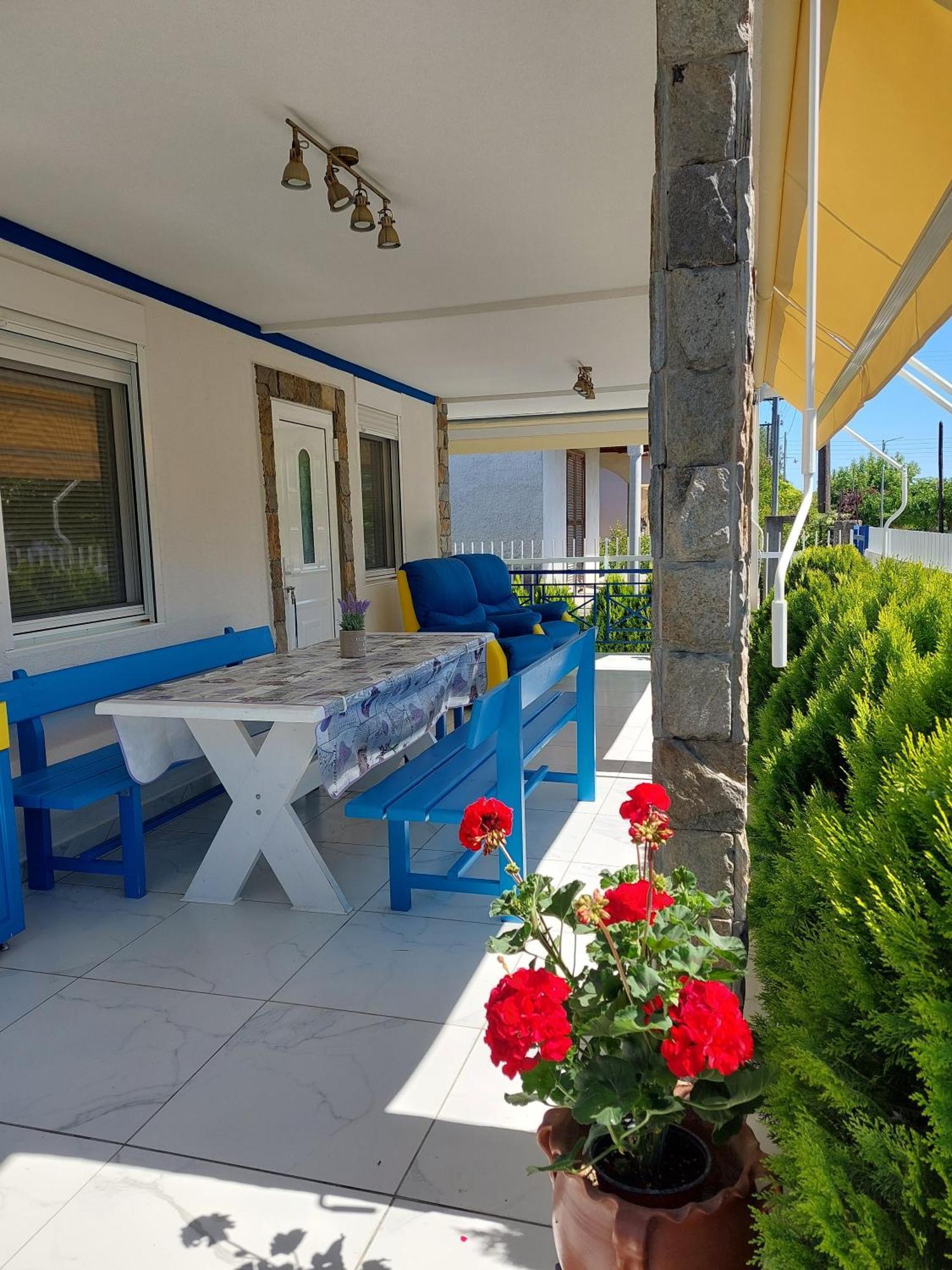 Villa Blue House Nea Kallikrateia ภายนอก รูปภาพ
